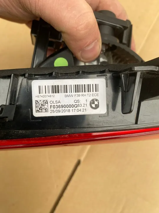 Lámpara LED trasera derecha BMW X2 F39 image 5
