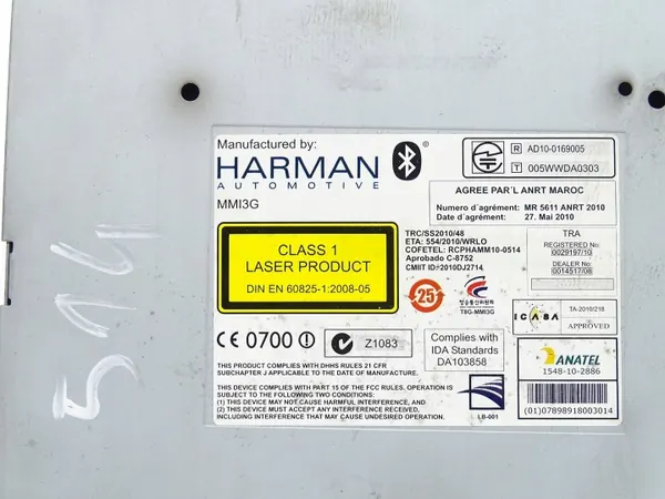 OEM 7P6035670E SD/SIM Navi-module voor VW Touareg II image 5