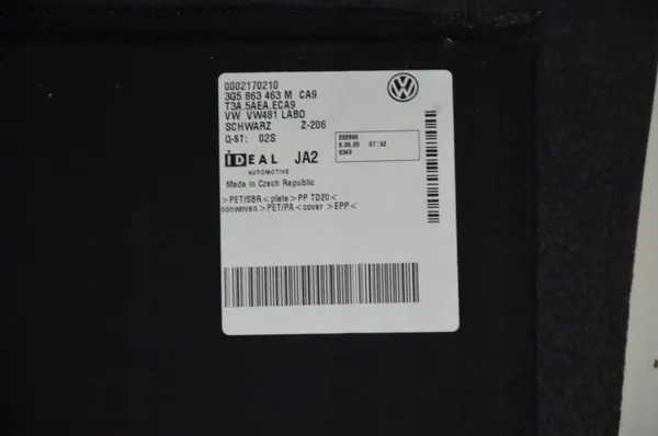 Gebrauchte Kofferraumteppichmatte OEM 3G5863463M für Volkswagen image 3