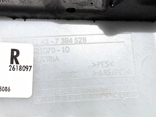 Cache de pilier droit OEM 7384528 pour BMW G30 image 6