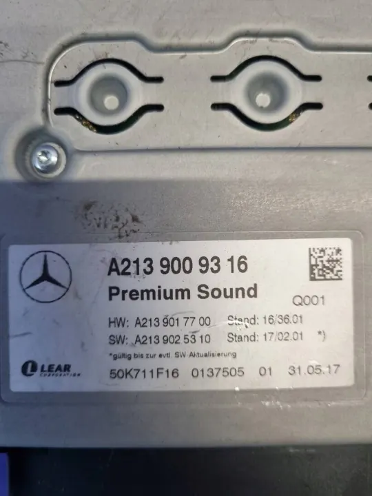 Amplificateur Mercedes-Benz E W213 OEM A2139017700 image 4