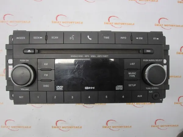 Jeep Patriot Radio OEM 05064955AC CD/DVD/MP3 image 2