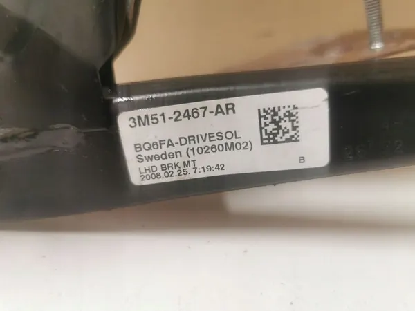 Bremspedal FORD C-MAX 1.6L Diesel 2008 3M512467AR image 4