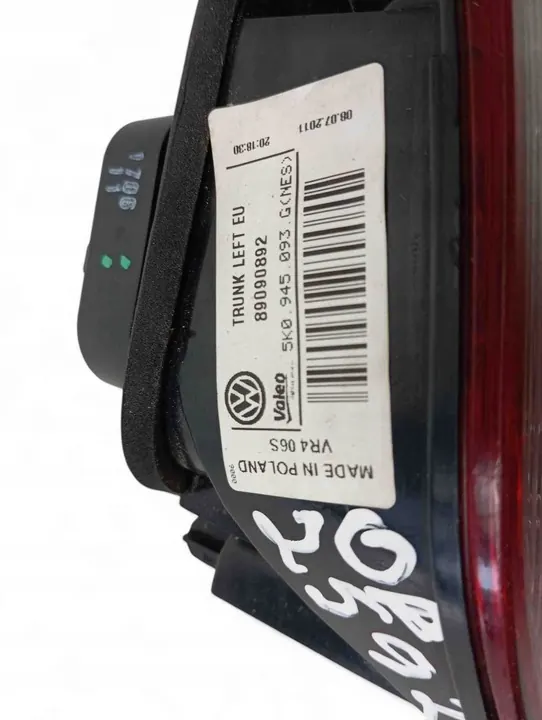 Luz Trasera Izquierda VW GOLF VI 5K0945093G image 7