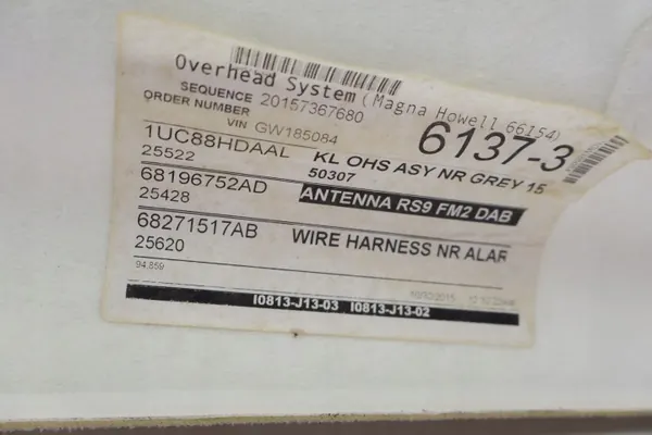 Techo Jeep Cherokee KL OEM 68196752AD - Usado image 9