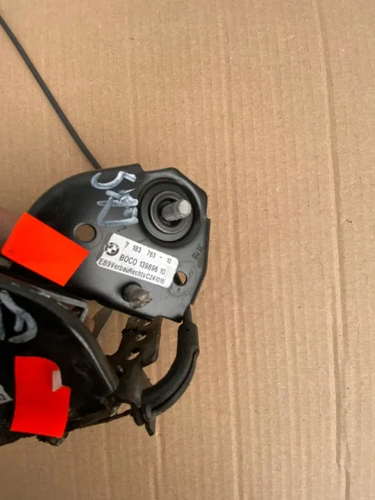 BMW F10 F11 F07 Huvenlås Kabel Komplett OEM image 4