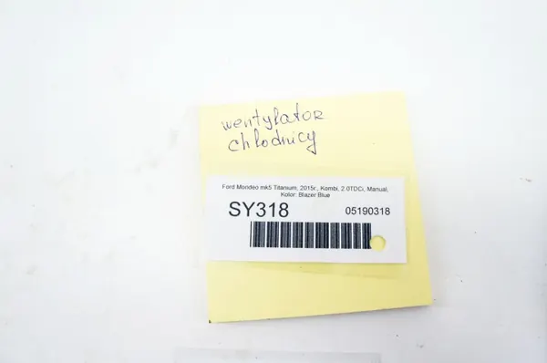 SY318 Ford Mondeo Mk5 2.0d Kühlerlüftermotor image 4