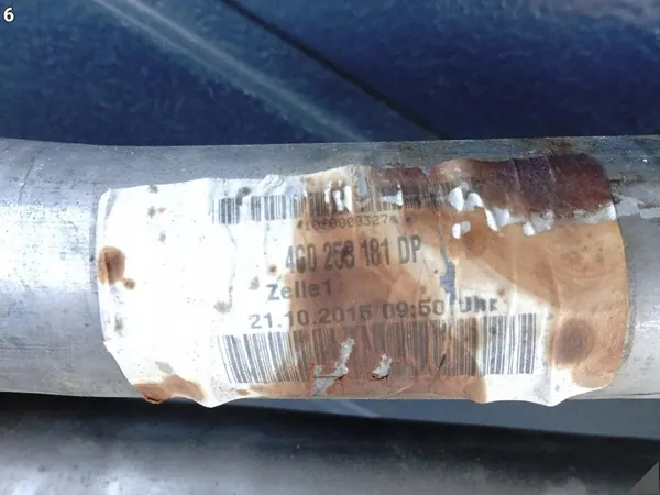 AUDI A7 A6 Silenciador Escape Traseiro Esquerdo 3.0 TDI image 7