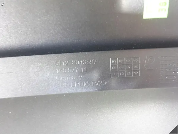 BMW 3 E92 E93 M-Paket Bakre Stötfångardiffusor 06-13 OEM image 8