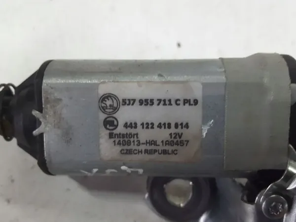 Motor limpiaparabrisas trasero Skoda Yeti OEM 5J7955711C image 3