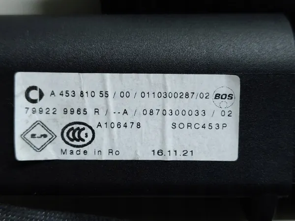 Smart 453 tavaratilan verho OEM A45381055 image 7