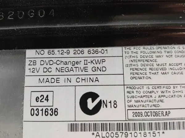 Changeur CD BMW OE 9206636 d'occasion - Compatible image 5