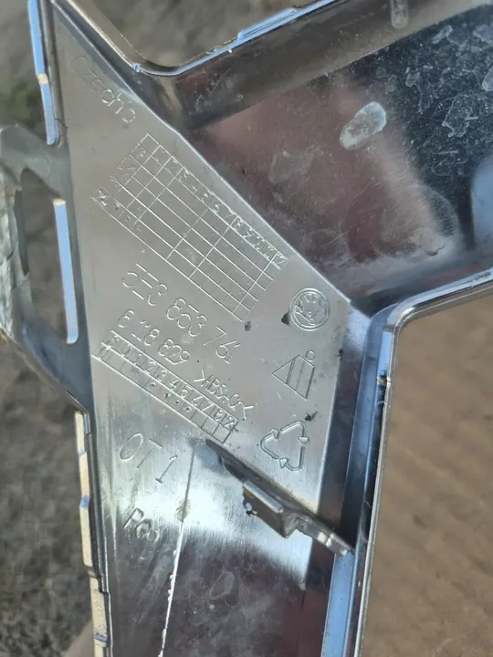 SKODA OCTAVIA 4 2020- Grille Frame Chrome OEM A12251 image 6