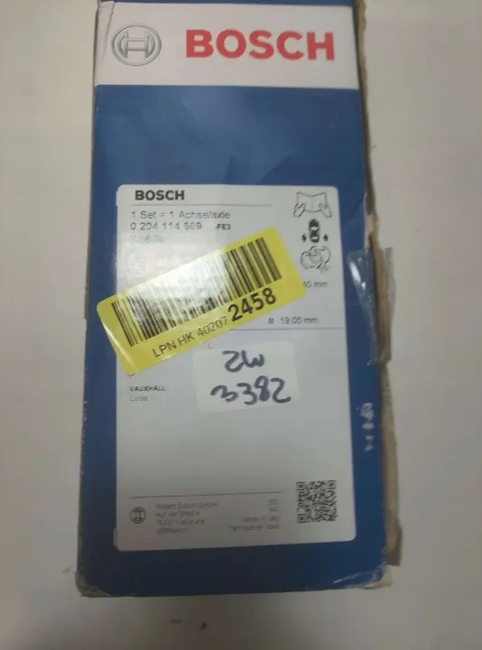 Remblokken set OEM 79985400 BOS voor Opel Adam/Corsa image 3