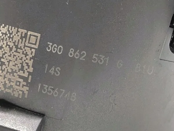 Juomakuppiteline OEM 3G0862531G VW Arteon Hatchbackille image 3