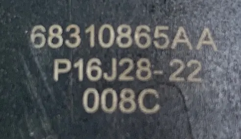 DODGE RAM 1500 IV LIFT 3.6 Oljefilter Bas Radiator OEM image 3