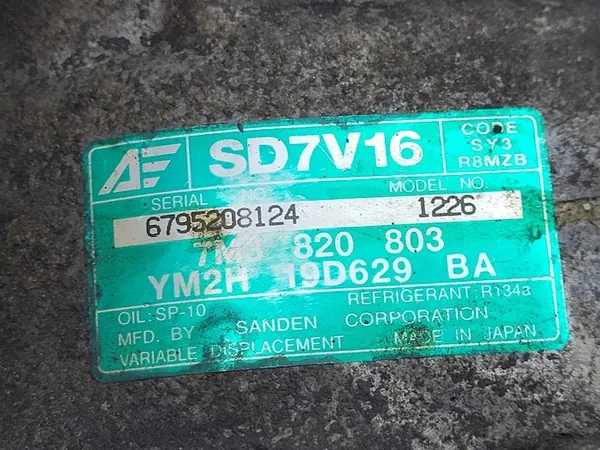 Ilmastointikompressori Seat Alhambra 1.9 TDI OEM image 10