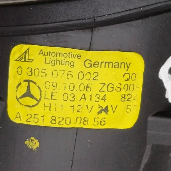 HALOGEN RECHTS VOOR MERCEDES W169 A2518200856 image 3
