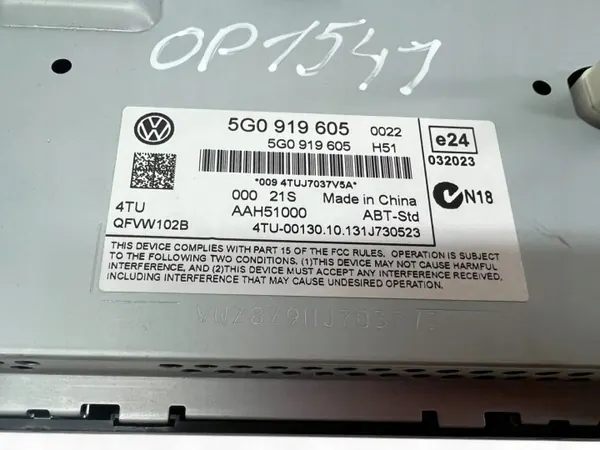 Écran de navigation VW OEM 3G0919605 pour Passat B7 Alltrack image 3