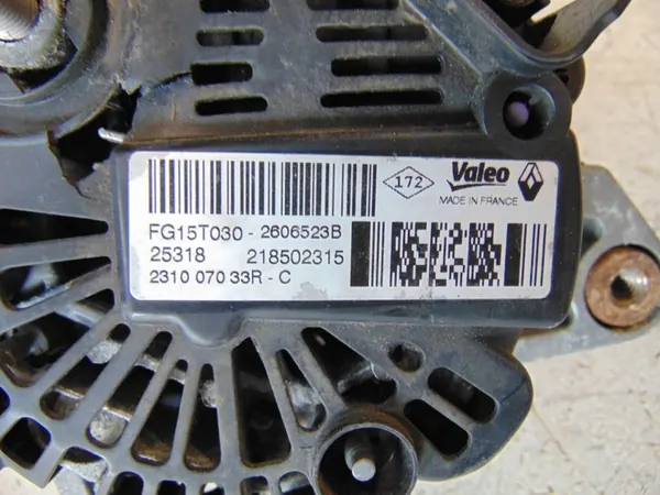 RENAULT KANGOO II LIFT 1.2 TCE Vaihtovirtageneraattori 231007033R image 7