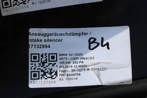 OEM bt-cars-31526 Luchtfilterhuis voor BMW image 7