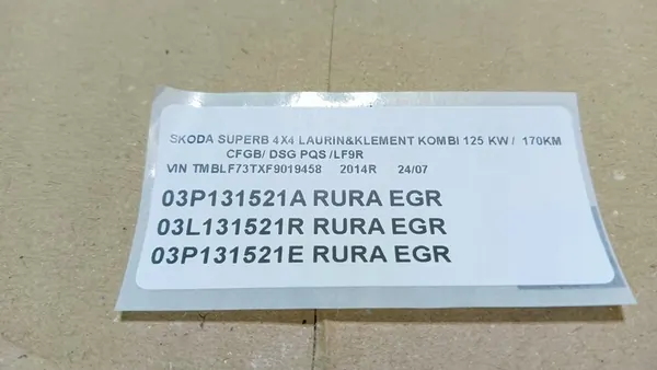 EGR Set for Skoda Superb II image 7