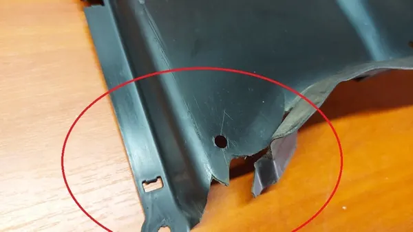 Left Front Wheel Arch BMW 5 E60 E61 04- OEM image 8