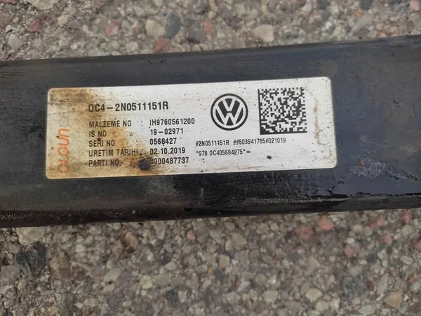 Volkswagen OE 2N0511151R resorte TGE image 2