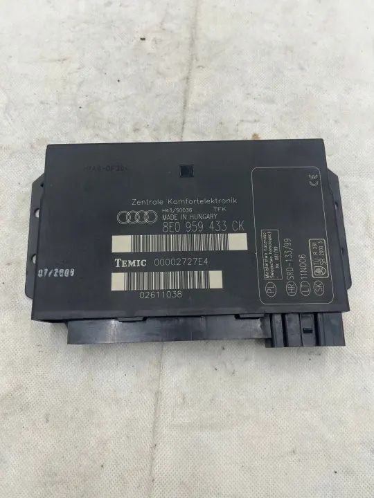 Module Confort OEM 8E0959433CK pour Audi A4 B7 image 10