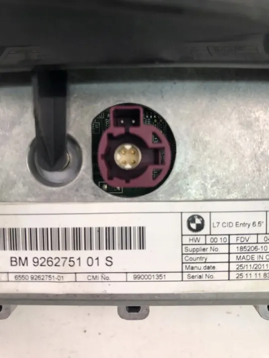 BMW-navigointinäyttö OEM 9262751 1-sarja F20:lle image 4