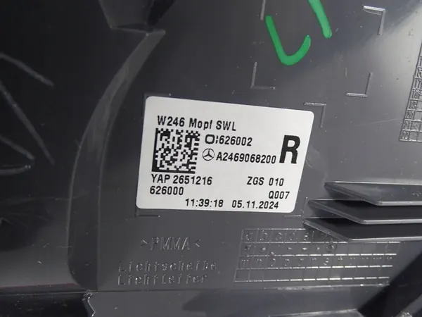 Achterste Rechte Lamp Mercedes B-Klasse 246 A246 image 4