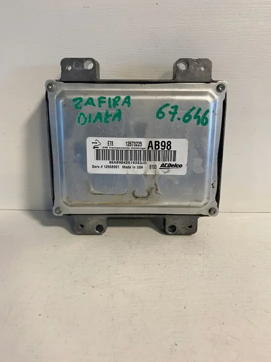 Opel Zafira Motorsteuergerät OEM 12673225AB98 image 2