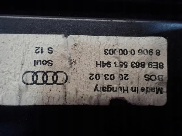 Audi A4 B6 Familiar 00-05 Persianas Maletero OEM Zawada-374600- image 4