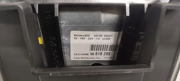 Écran radio CITROEN C6 OEM 96832957ZD 96493929ZD image 6