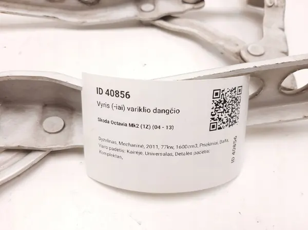 Skoda OE 1Z0823301C Bisagra del Capó image 2