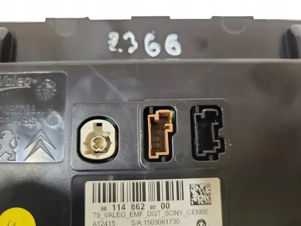 Peugeot 308 II T9 Display Scherm 981148628000 image 5