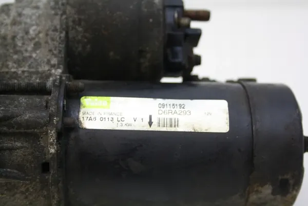 Motor de arranque VALEO 1.3KW Opel Astra II III G H 1.4 16V image 8