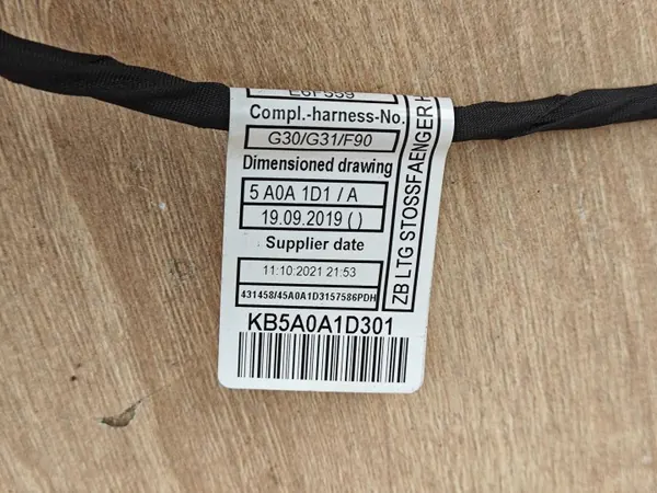 Harness OEM 5A0A1D3 Parachoques Trasero BMW G30 LCI image 6