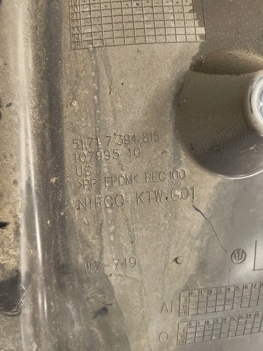 BMW X3 G01 X4 G02 etu vasen lokasuoja OEM 7445681 image 3