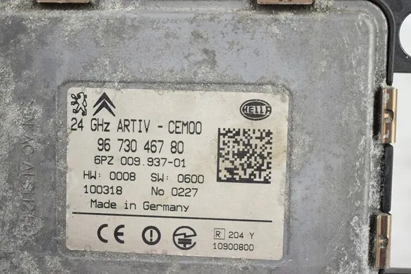 RADAR TEMPOMAT PEUGEOT 3008 5008 9673046780 image 4