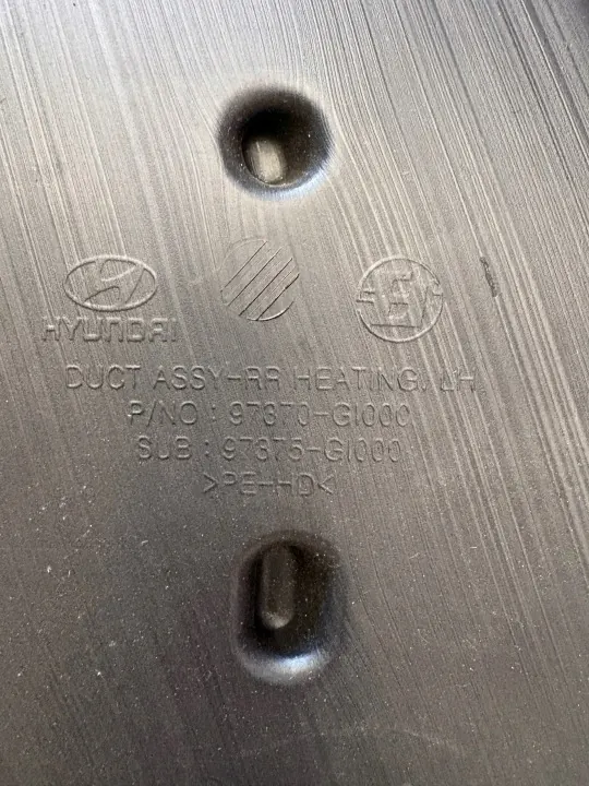 Canal de ar Hyundai OE 97374-GI000 - Estado usado image 3