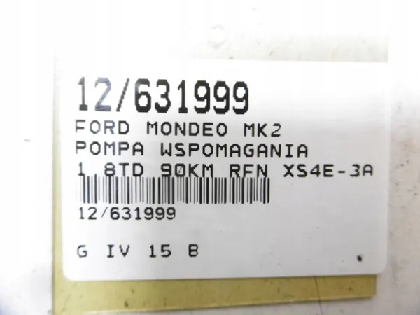 SERVOSTYRNING Pump FORD MONDEO MK2 AK-12-631999 image 8