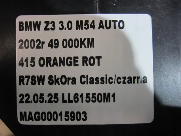 BMW Z3 E36 3.0I M54 Expansionsbehållare OEM 17107514964 image 9