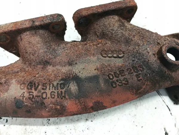 Colector de escape OEM 06e253033e Audi A6 2006 3.2L image 3