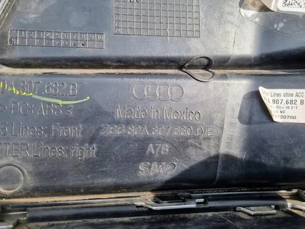 AUDI Q5 II Griglia Paraurti Anteriore Destra 80A807680D OEM image 10