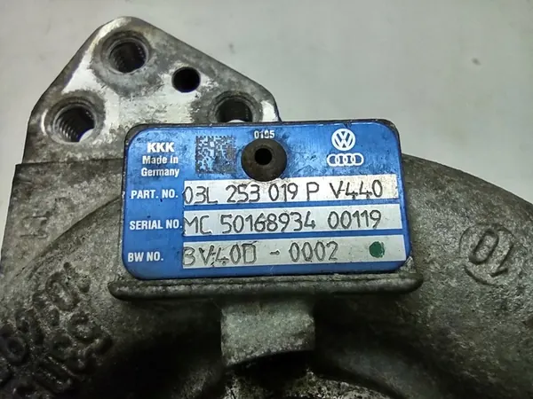 Turboaggregat 2.0 TDI Golf VI A3 8P Passat B7 Yeti OEM 03L253019P image 8