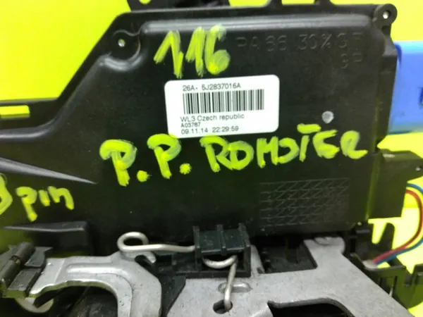 Türschloss Vorne Rechts SKODA ROOMSTER 06-14 9 Pins image 2