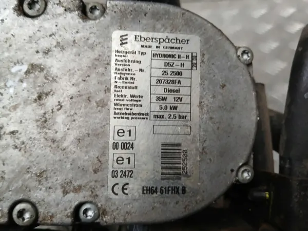 Webasto-lämmitin Mazda CX-7 OEM EH6461FHXB 2006-2012 image 5