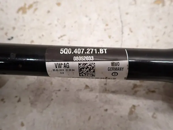 Vänster drivaxel VW SEAT SKODA AUDI GOLF VII image 4