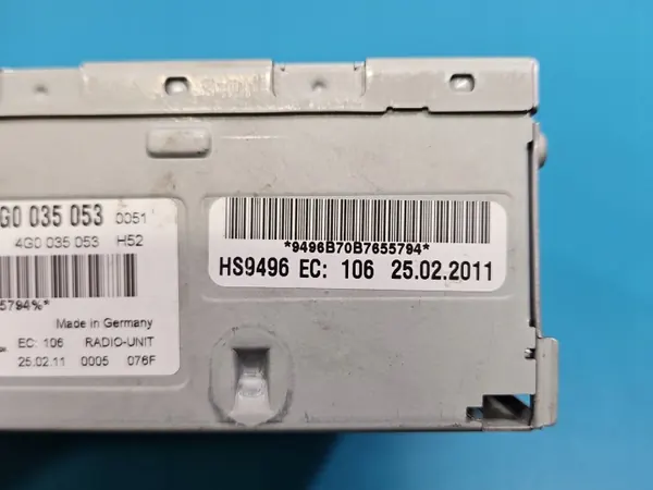 Radio d'origine Audi A4 B8 OEM 4G0035053 image 5